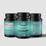 Load image into Gallery viewer, Radix Vitamin D3 125 mcg (5,000 IU) - Supplement to Support Bone, Joint, Breast, Heart, Colon, and Immune Health - with Vitamin D - 90 Capsules